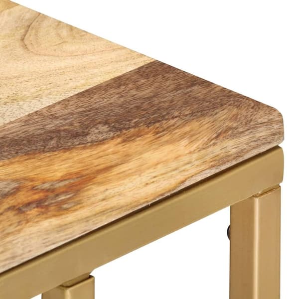 vidaXL Sidebord 35x45x65 cm heltre mango