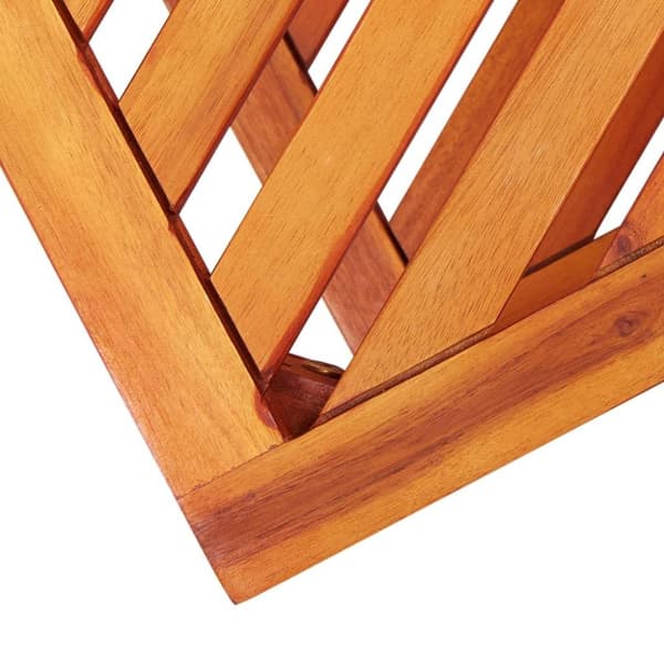 vidaXL Sidebord heltre akasie 45x33x45 cm