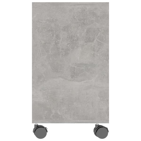 vidaXL Sidebord betonggrå 70x35x55 cm konstruert tre