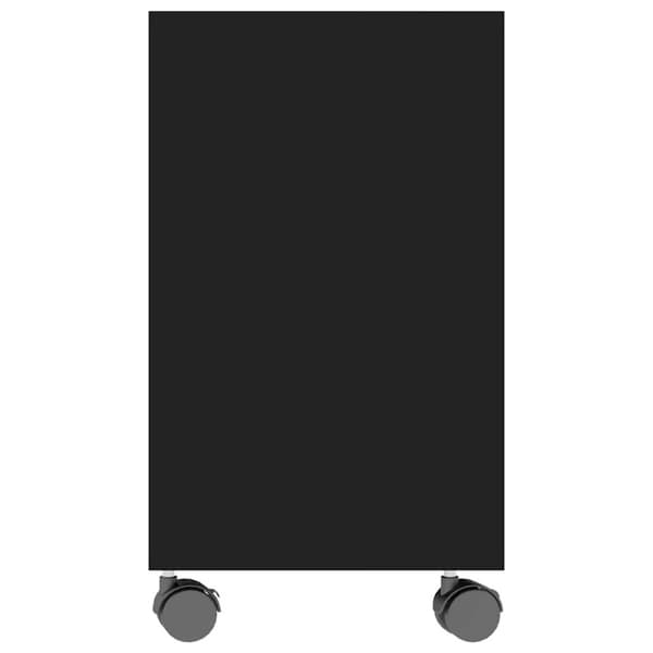 vidaXL Sidobord svart 70x35x55 cm konstruerat trä