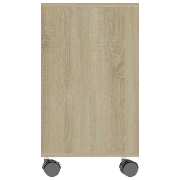 vidaXL sidebord 70x35x55 cm konstrueret træ sonoma-egetræsfarvet