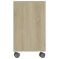 Miniatyrbillede 6 af 7: vidaXL sidebord 70x35x55 cm konstrueret træ sonoma-egetræsfarvet