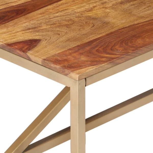 vidaXL sidebord 60x60x40 cm massivt sheeshamtræ