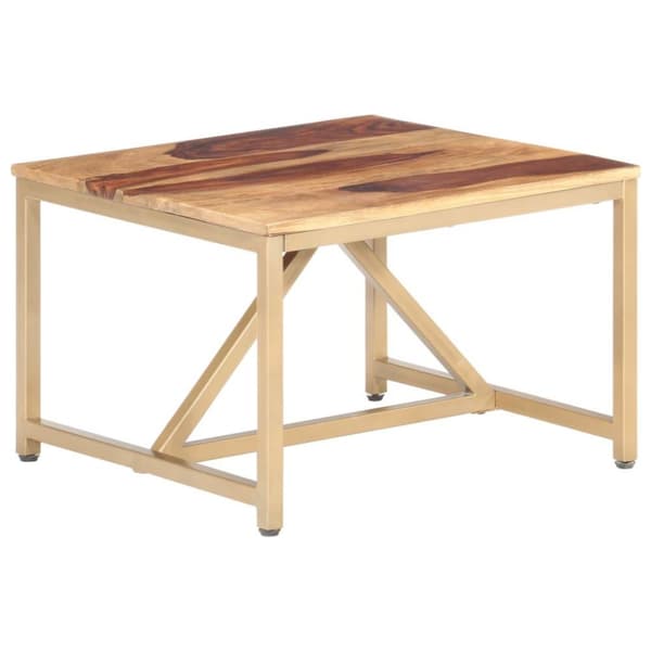 vidaXL sidebord 60x60x40 cm massivt sheeshamtræ
