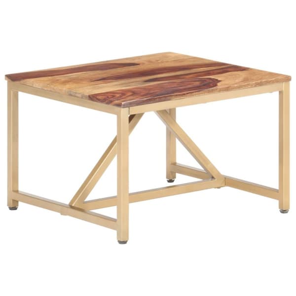 vidaXL sidebord 60x60x40 cm massivt sheeshamtræ