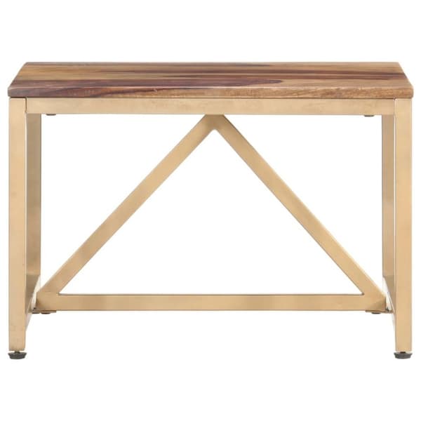 vidaXL sidebord 60x60x40 cm massivt sheeshamtræ