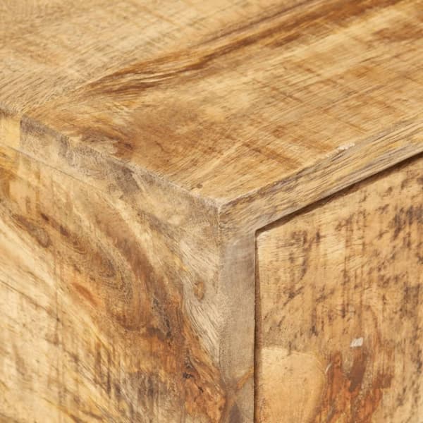vidaXL U-formet sidebord 45x30x61 cm heltre mango