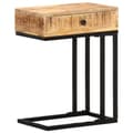 Miniatyrbilde 1 av 10: vidaXL U-formet sidebord 45x30x61 cm heltre mango