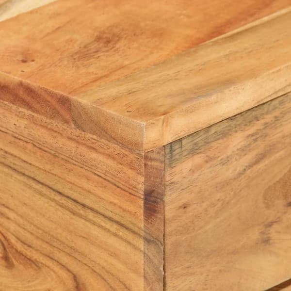 vidaXL U-formet sidebord 45x30x61 cm heltre akasie