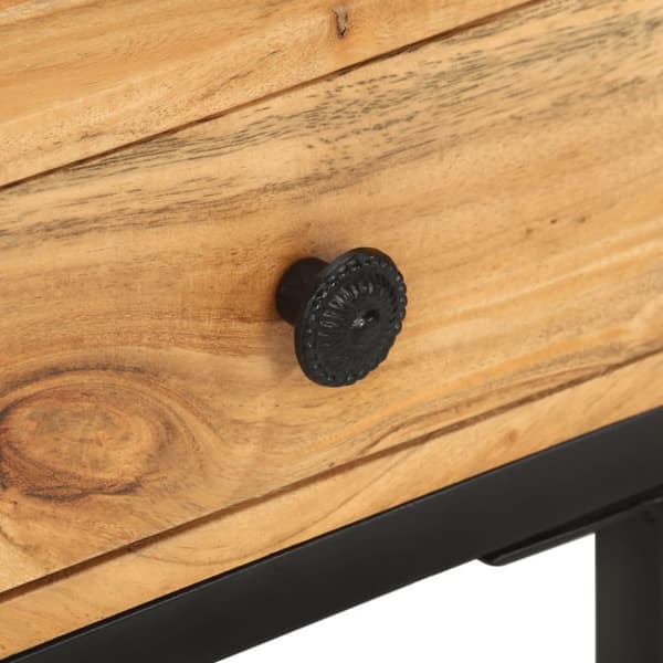 vidaXL U-formet sidebord 45x30x61 cm heltre akasie
