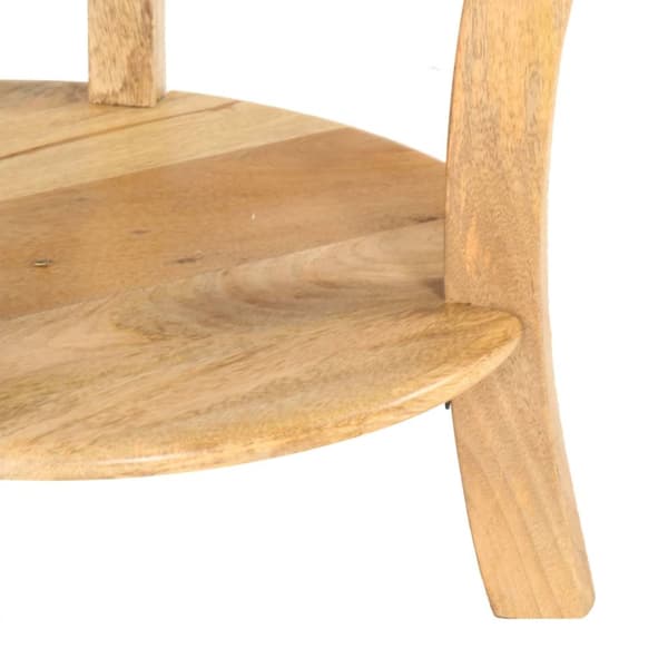 vidaXL Sidebord 37x37x61 cm heltre mango