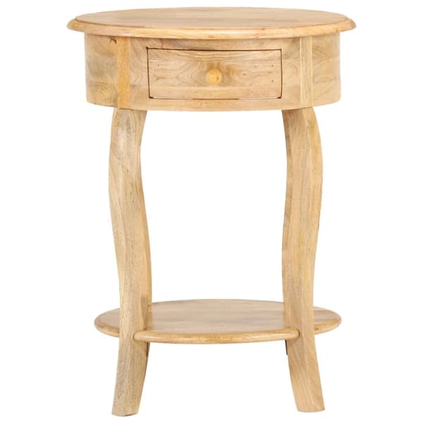 vidaXL Sidebord 37x37x61 cm heltre mango