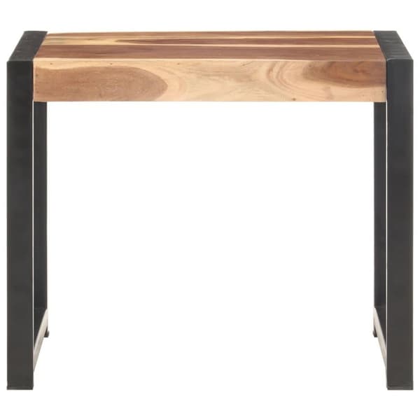 vidaXL Satsbord 3 st massivt trä med sheshamfinish