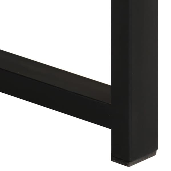 vidaXL Satsbord 3 st massivt trä med sheshamfinish