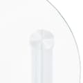 Miniatyrbild 6 av 9: vidaXL Sidobord med 2 hyllor transparent/svart 38x38x50 cm härdat glas
