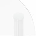 Miniatyrbillede 5 af 9: vidaXL sidebord med hylde 38 cm hærdet glas transparent
