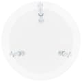 Miniatyrbillede 7 af 9: vidaXL sidebord med hylde 38 cm hærdet glas transparent