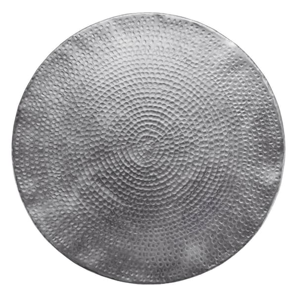 WOMO-DESIGN sofabord stuebord sofabord aluminium Ø 62x33 cm sølv