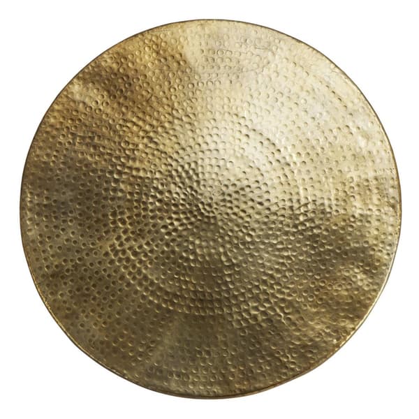WOMO-DESIGN sofabord stuebord sofabord aluminium Ø 60x30,5 cm guld