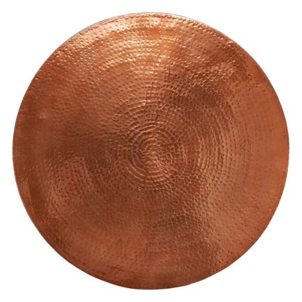 WOMO-DESIGN sohvapöytä olohuoneen sohvapöytä alumiini Ø 76x32 cm kupari