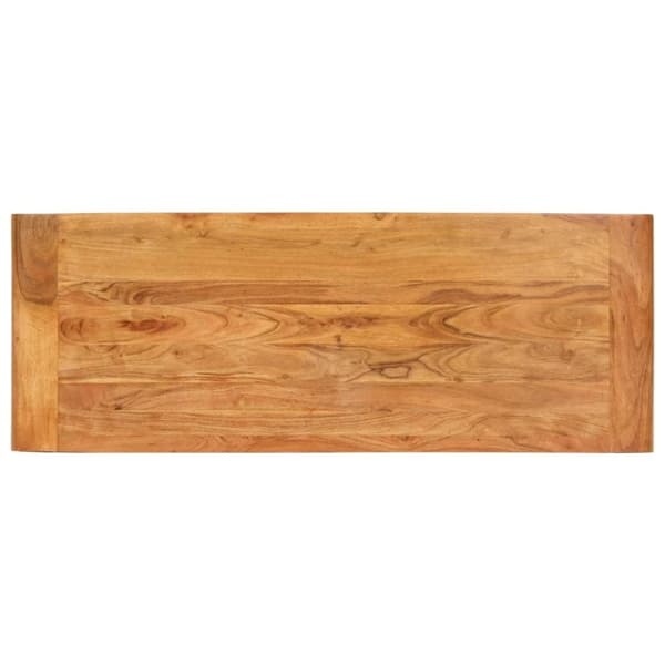 vidaXL konsolbord 110x40x76 cm massivt akacietræ med honningfinish