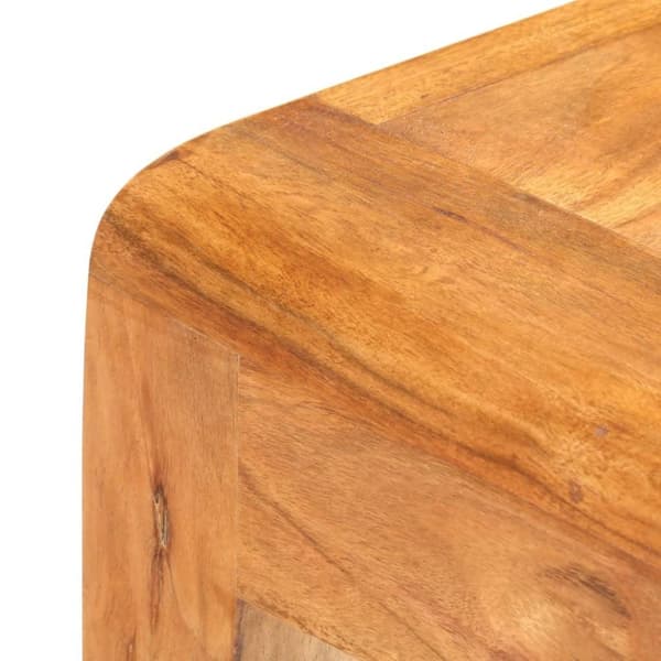 vidaXL konsolbord 110x40x76 cm massivt akacietræ med honningfinish