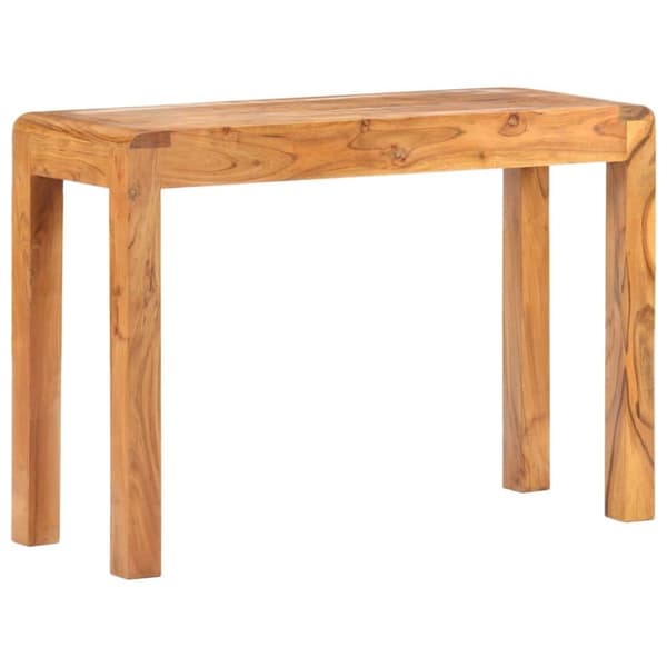 vidaXL konsolbord 110x40x76 cm massivt akacietræ med honningfinish