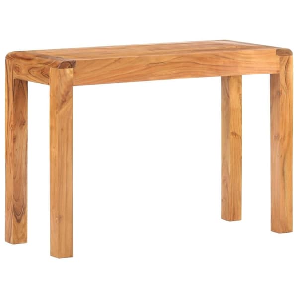 vidaXL konsolbord 110x40x76 cm massivt akacietræ med honningfinish