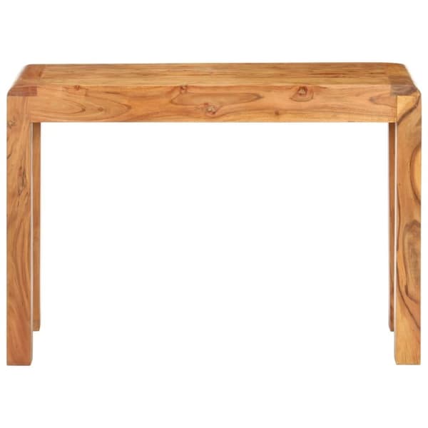vidaXL konsolbord 110x40x76 cm massivt akacietræ med honningfinish