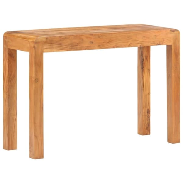 vidaXL konsolbord 110x40x76 cm massivt akacietræ med honningfinish