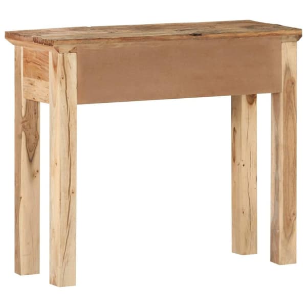 vidaXL konsolbord 90,5x30x75 cm massivt akacietræ og genbrugstræ