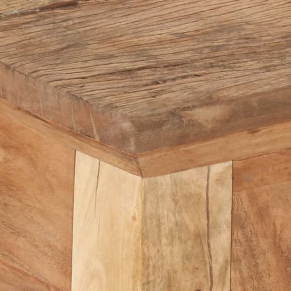 vidaXL konsolbord 90,5x30x75 cm massivt akacietræ og genbrugstræ