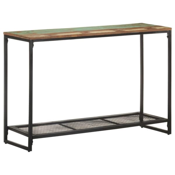 vidaXL konsolbord 110x35x75 cm massivt genbrugstræ