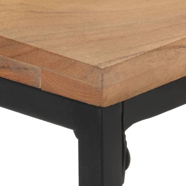 vidaXL Konsollbord 110x35x75 cm heltre akasie