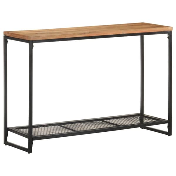 vidaXL Konsollbord 110x35x75 cm heltre akasie