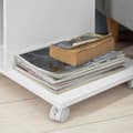 Miniatyrbild 5 av 8: SoBuy Soffbord med hjul Vardagsrumsbord Laptopbord, vit FBT48-W