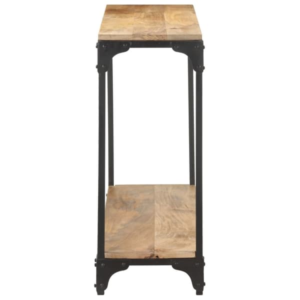 vidaXL Konsollbord 110x30x75 cm heltre mango