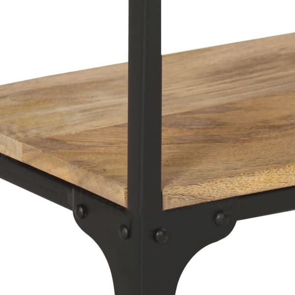 vidaXL Konsollbord 110x30x75 cm heltre mango