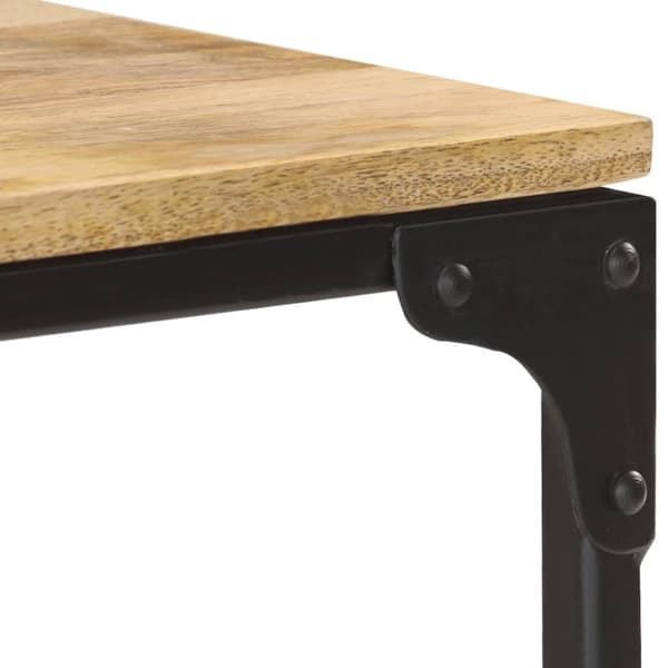 vidaXL Konsollbord 110x30x75 cm heltre mango