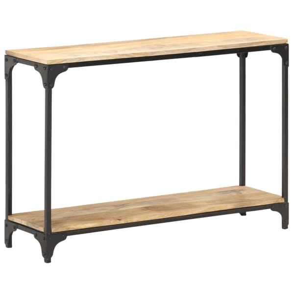 vidaXL Konsollbord 110x30x75 cm heltre mango