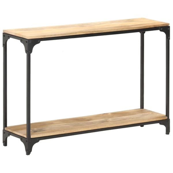 vidaXL Konsollbord 110x30x75 cm heltre mango