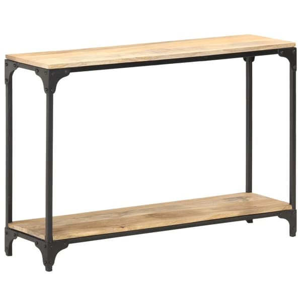 vidaXL Konsollbord 110x30x75 cm heltre mango