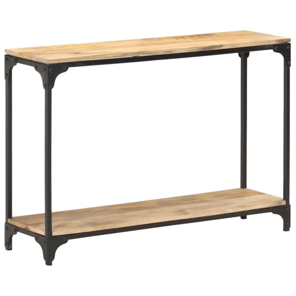 vidaXL Konsollbord 110x30x75 cm heltre mango