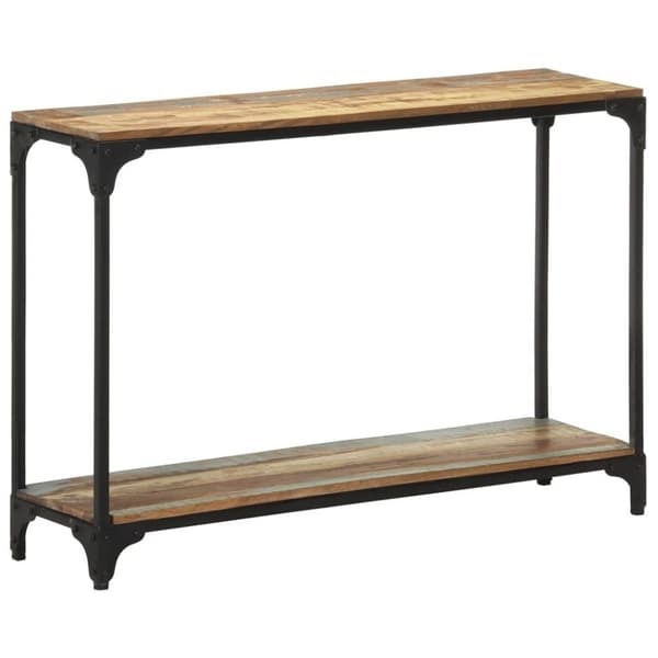 vidaXL Konsolbord 110x30x75 cm massivt återvunnet trä