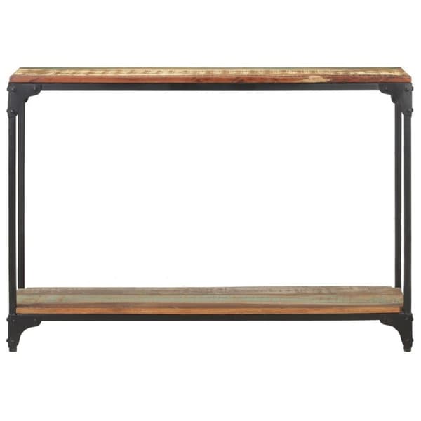 vidaXL Konsolbord 110x30x75 cm massivt återvunnet trä