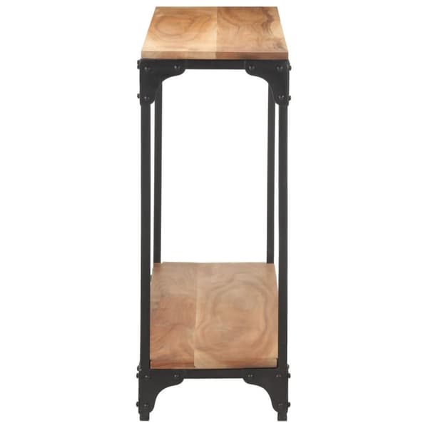 vidaXL konsolbord 110x30x75 cm massivt akacietræ