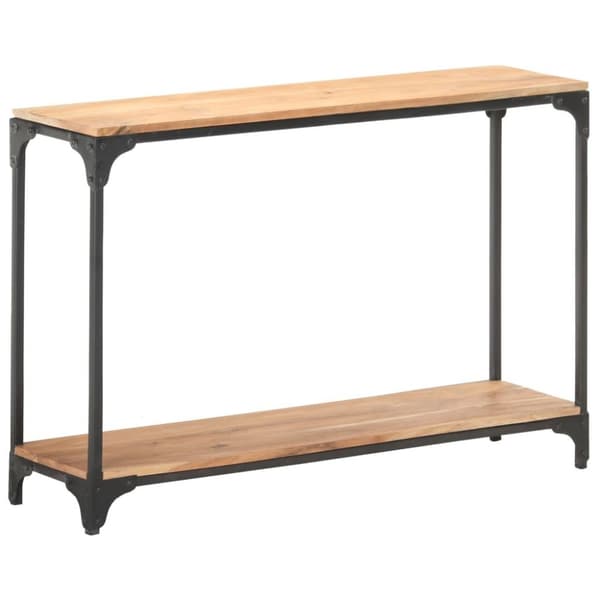 vidaXL konsolbord 110x30x75 cm massivt akacietræ