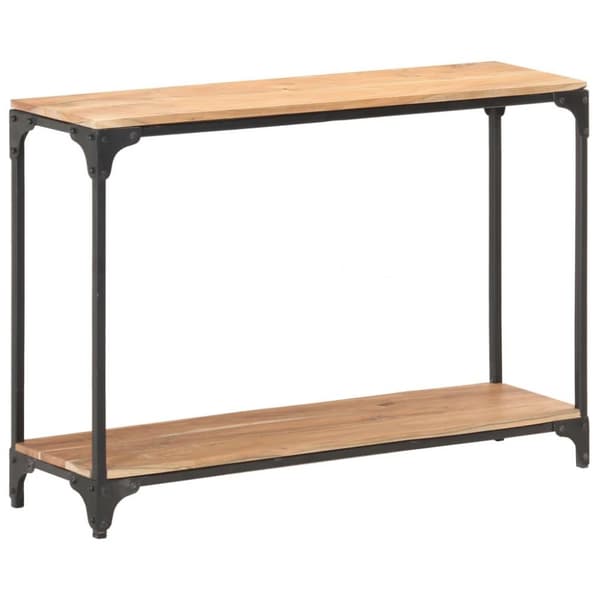vidaXL konsolbord 110x30x75 cm massivt akacietræ
