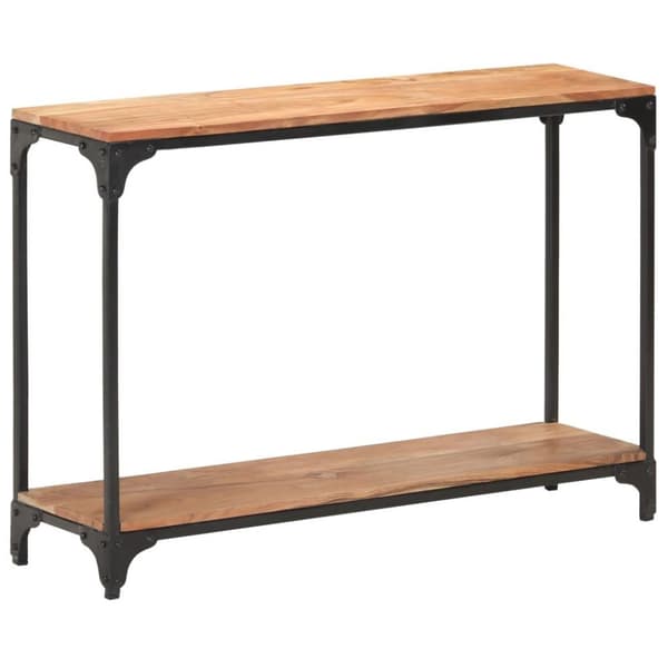 vidaXL konsolbord 110x30x75 cm massivt akacietræ