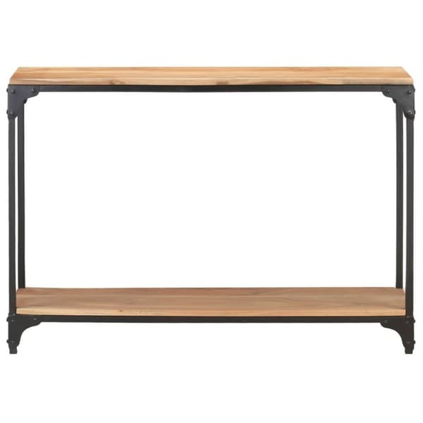 vidaXL konsolbord 110x30x75 cm massivt akacietræ